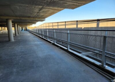 Car park crash barrier