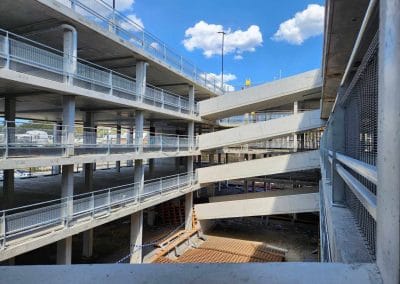 futureguard series 2 crash barriers in multi story carpark