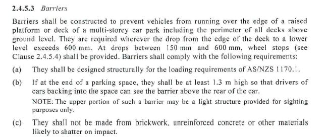 Car Park Crash Barriers: A Deep Dive on AS 2890.1 (Parking facilities, Part 1: Off-street car parking)